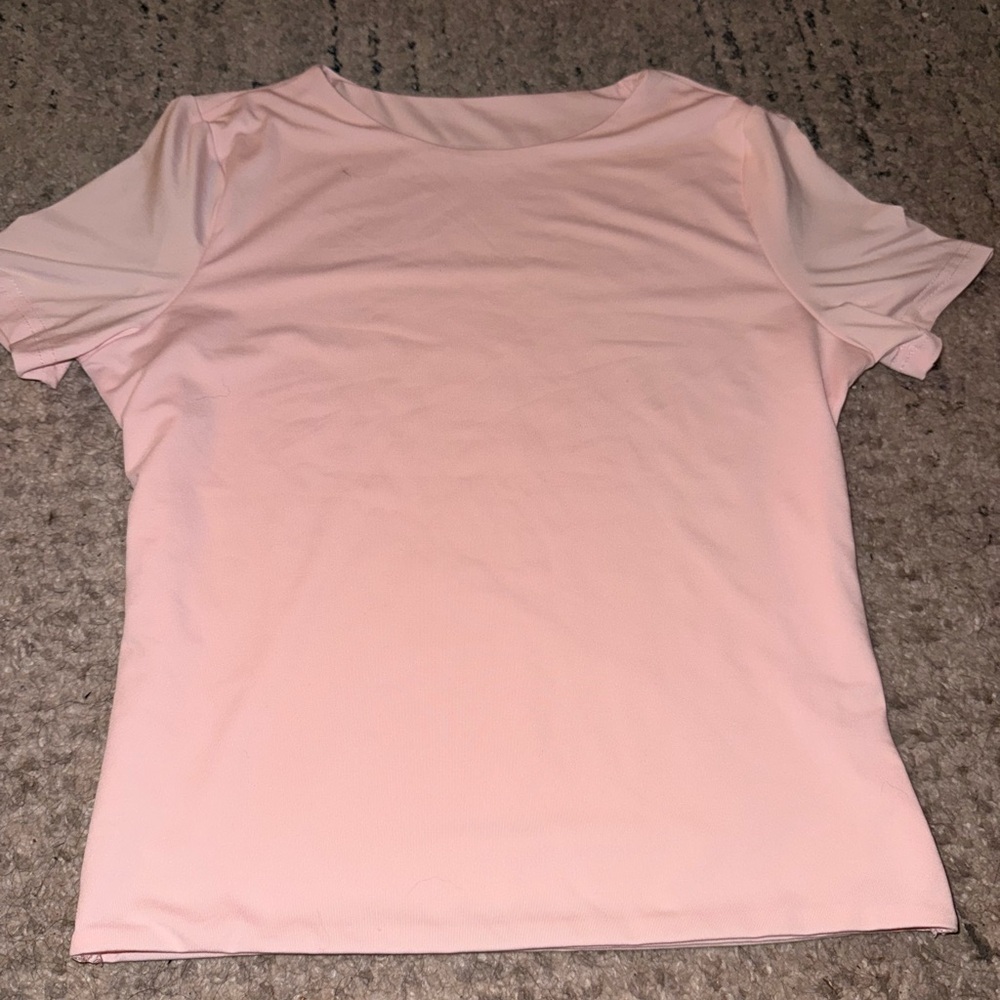 Women's Pink Short Sleeve Top